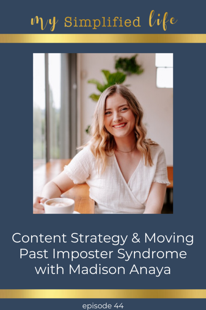 content strategy imposter syndrome madison anaya