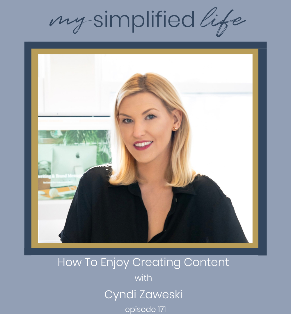 How To Enjoy Creating Content with Cyndi Zaweski