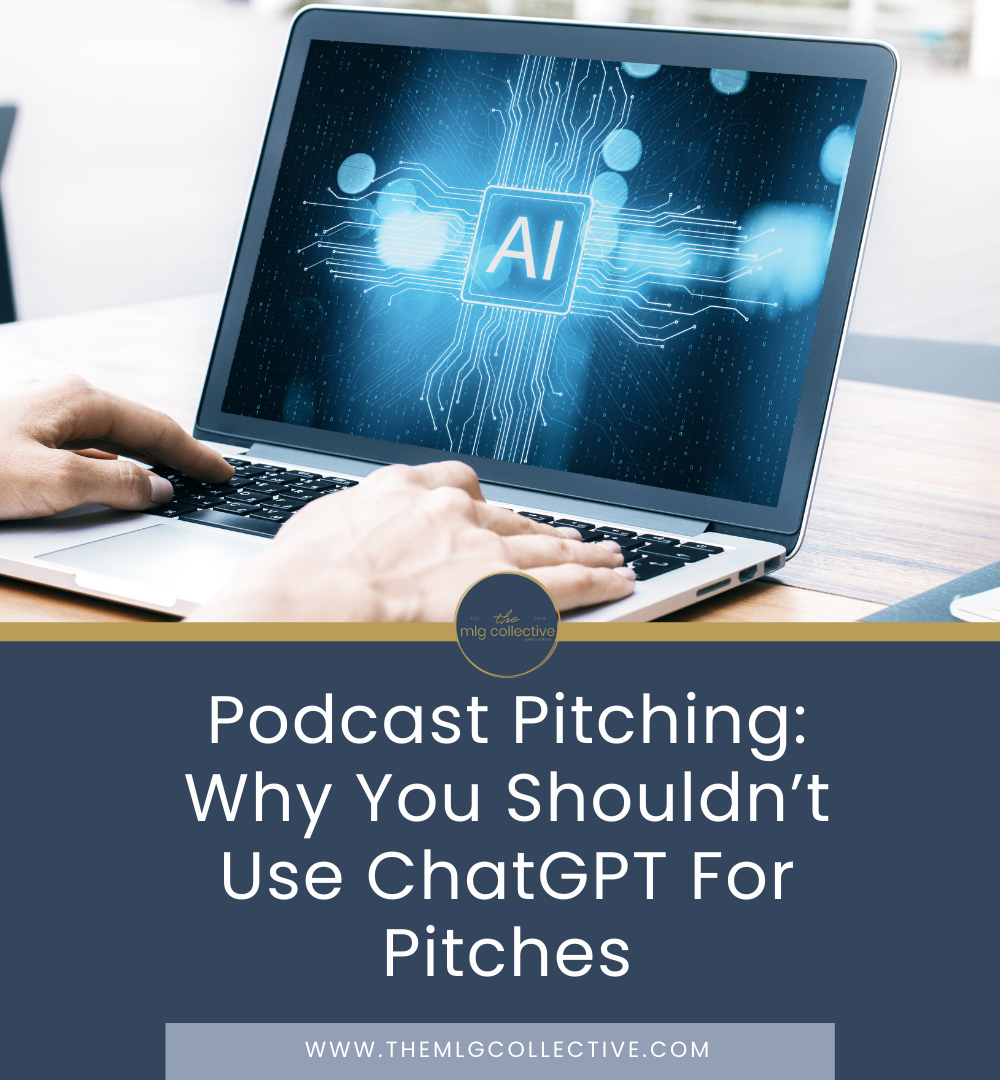 podcast pitching don't use chatgpt