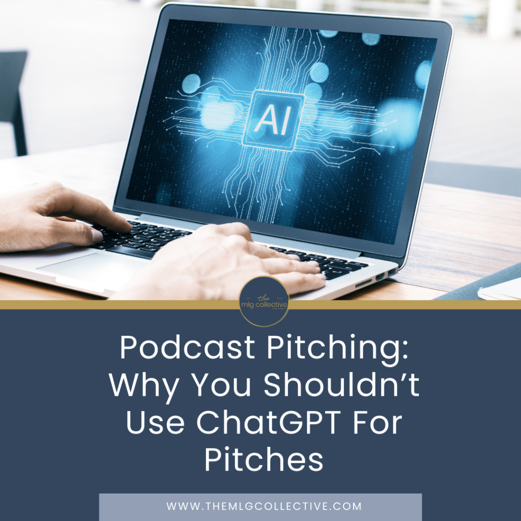 podcast pitching don't use chatgpt